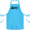 Swinger Funny Baseball Softball Cotton Apron 100% Organic Turquoise
