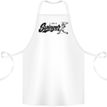 Swinger Funny Baseball Softball Cotton Apron 100% Organic White