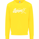 Swinger Funny Baseball Softball Kids Sweatshirt Jumper Yellow