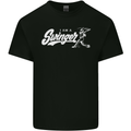 Swinger Funny Baseball Softball Kids T-Shirt Childrens Black