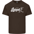 Swinger Funny Baseball Softball Kids T-Shirt Childrens Chocolate
