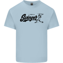 Swinger Funny Baseball Softball Kids T-Shirt Childrens Light Blue