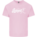 Swinger Funny Baseball Softball Kids T-Shirt Childrens Light Pink