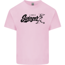 Swinger Funny Baseball Softball Kids T-Shirt Childrens Light Pink
