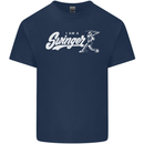 Swinger Funny Baseball Softball Kids T-Shirt Childrens Navy Blue