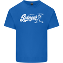 Swinger Funny Baseball Softball Kids T-Shirt Childrens Royal Blue