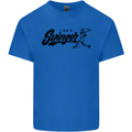 Swinger Funny Baseball Softball Kids T-Shirt Childrens Royal Blue