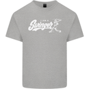 Swinger Funny Baseball Softball Kids T-Shirt Childrens Sports Grey