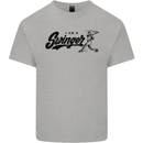 Swinger Funny Baseball Softball Kids T-Shirt Childrens Sports Grey