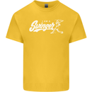 Swinger Funny Baseball Softball Kids T-Shirt Childrens Yellow