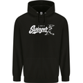 Swinger Funny Baseball Softball Mens 80% Cotton Hoodie Black