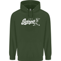 Swinger Funny Baseball Softball Mens 80% Cotton Hoodie Forest Green