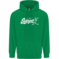 Swinger Funny Baseball Softball Mens 80% Cotton Hoodie Irish Green