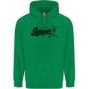 Swinger Funny Baseball Softball Mens 80% Cotton Hoodie Irish Green
