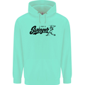 Swinger Funny Baseball Softball Mens 80% Cotton Hoodie Peppermint