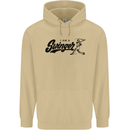 Swinger Funny Baseball Softball Mens 80% Cotton Hoodie Sand