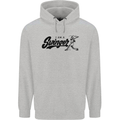 Swinger Funny Baseball Softball Mens 80% Cotton Hoodie Sports Grey