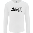 Swinger Funny Baseball Softball Mens Long Sleeve T-Shirt White