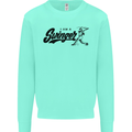 Swinger Funny Baseball Softball Mens Sweatshirt Jumper Peppermint