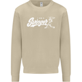 Swinger Funny Baseball Softball Mens Sweatshirt Jumper Sand