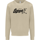 Swinger Funny Baseball Softball Mens Sweatshirt Jumper Sand
