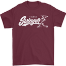 Swinger Funny Baseball Softball Mens T-Shirt Cotton Gildan Maroon