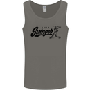 Swinger Funny Baseball Softball Mens Vest Tank Top Charcoal