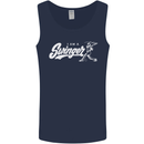 Swinger Funny Baseball Softball Mens Vest Tank Top Navy Blue