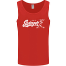 Swinger Funny Baseball Softball Mens Vest Tank Top Red