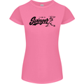 Swinger Funny Baseball Softball Womens Petite Cut T-Shirt Azalea