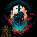 A Gothic Medieval Sword and Skull Mens Light Cotton T-Shirt