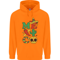 Symbols of Mexico Childrens Kids Hoodie Orange