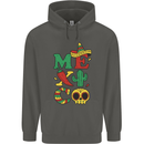 Symbols of Mexico Childrens Kids Hoodie Storm Grey