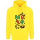 Symbols of Mexico Childrens Kids Hoodie Yellow