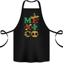 Symbols of Mexico Cotton Apron 100% Organic Black