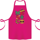 Symbols of Mexico Cotton Apron 100% Organic Pink