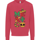 Symbols of Mexico Kids Sweatshirt Jumper Heliconia