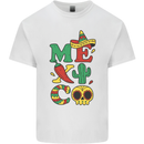 Symbols of Mexico Kids T-Shirt Childrens White