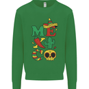 Symbols of Mexico Mens Sweatshirt Jumper Irish Green