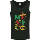 Symbols of Mexico Mens Vest Tank Top Black