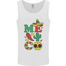 Symbols of Mexico Mens Vest Tank Top White