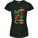 Symbols of Mexico Womens Petite Cut T-Shirt Black