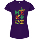 Symbols of Mexico Womens Petite Cut T-Shirt Purple