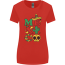 Symbols of Mexico Womens Wider Cut T-Shirt Red
