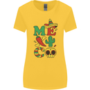 Symbols of Mexico Womens Wider Cut T-Shirt Yellow