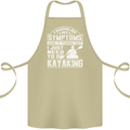 SymptomsJust Need to Go Kayaking Funny Cotton Apron 100% Organic Khaki