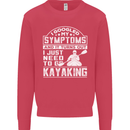 SymptomsJust Need to Go Kayaking Funny Kids Sweatshirt Jumper Heliconia