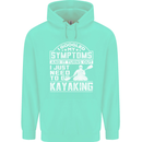 SymptomsJust Need to Go Kayaking Funny Mens 80% Cotton Hoodie Peppermint