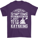 SymptomsJust Need to Go Kayaking Funny Mens T-Shirt Cotton Gildan Purple