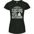 SymptomsJust Need to Go Kayaking Funny Womens Petite Cut T-Shirt Black